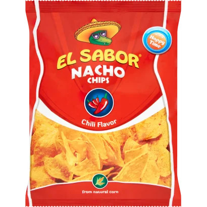 El Sabor Nacho Chips Chili 100g