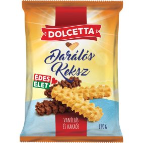 Dolcetta darálós keksz vaníliás és kakaós 180g