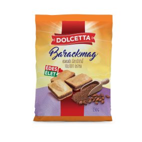   Dolcetta barackmag kakaós ízesítésű töltött ostya 150g