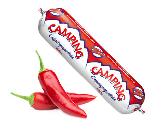 Camping tömlős sajt csípős paprikás 100g