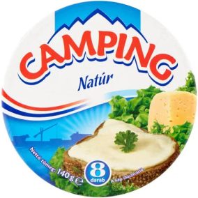 Camping kördobozos ömlesztett sajt natúr 140g