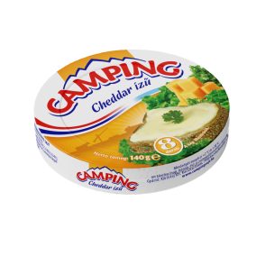 Camping kördobozos ömlesztett sajt cheddar ízű 140g