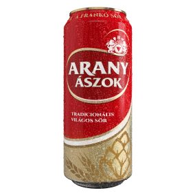 Sör Arany Ászok dobozos 0,5 l