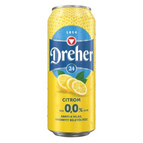 Sör Dreher 24 Citrom 0% 0,5l