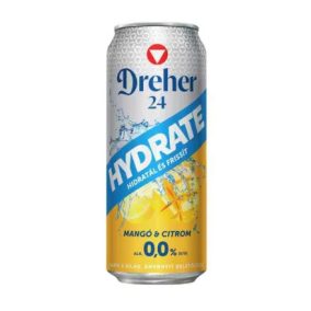 Sör Dreher D24 Hydrate Mango&Citrom 0% 0,5l