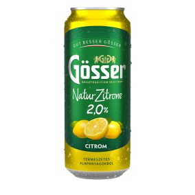 Sör Gösser Natur Zitrone 2% 0,5l