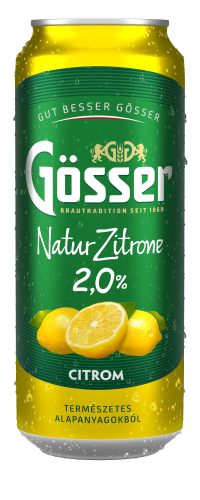 Sör Gösser Natur Zitrone 2% 0,5l