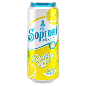 Sör Soproni Radler Citrom 0% 0,5l