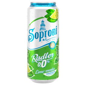 Sör Soproni Radler Lime-Menta 0% 0,5l