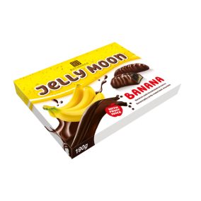   GutiChoco "Jelly Moon" Banános zselé étcsokiba mártva gyümölcslével 190g