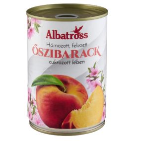 Albatross őszibarack konzerv 415g